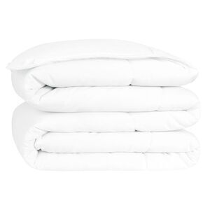 Comforter Quilted Down Alternative Machine Washable Duvet Insert White QUEEN